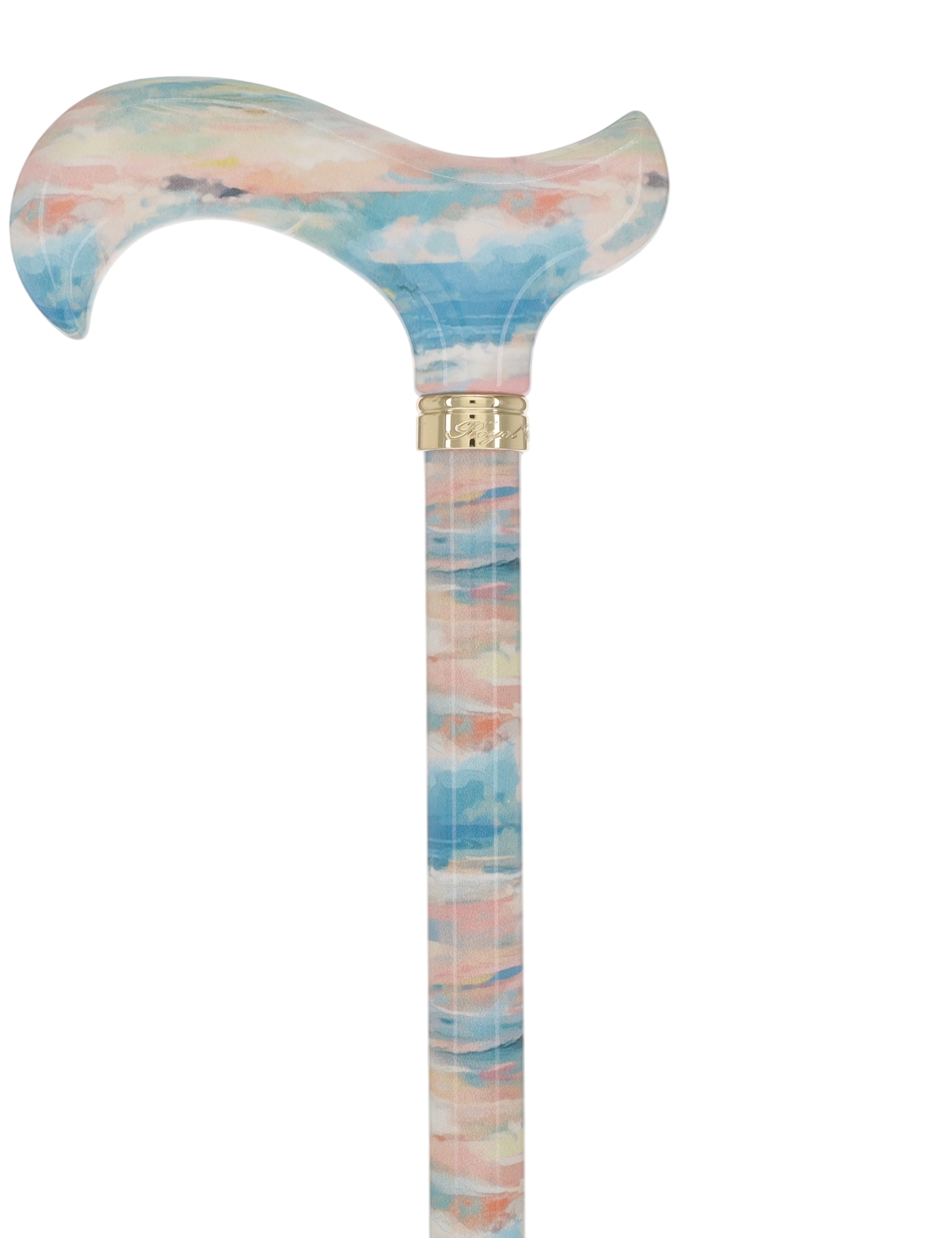 HD Pattern Designer Cane - Matching Handle & Shaft - Durable Adjustable Aluminum