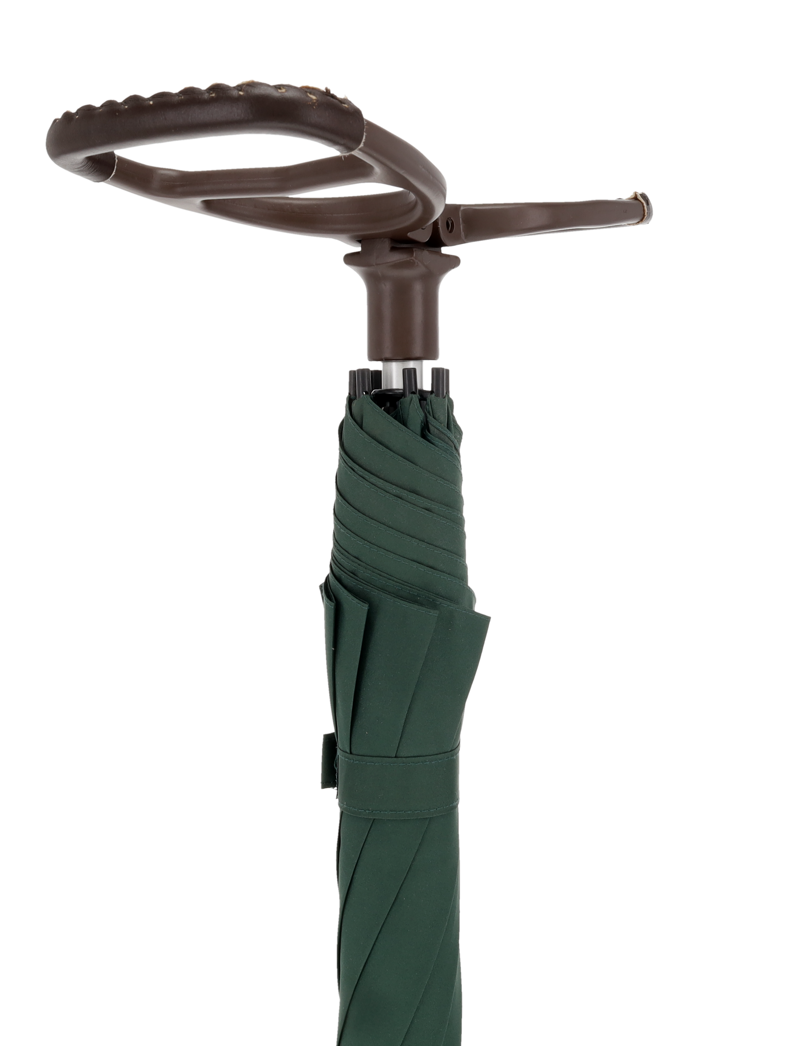 Shooting Stick Umbrella Hammock Seat Cane - Genuine Leather