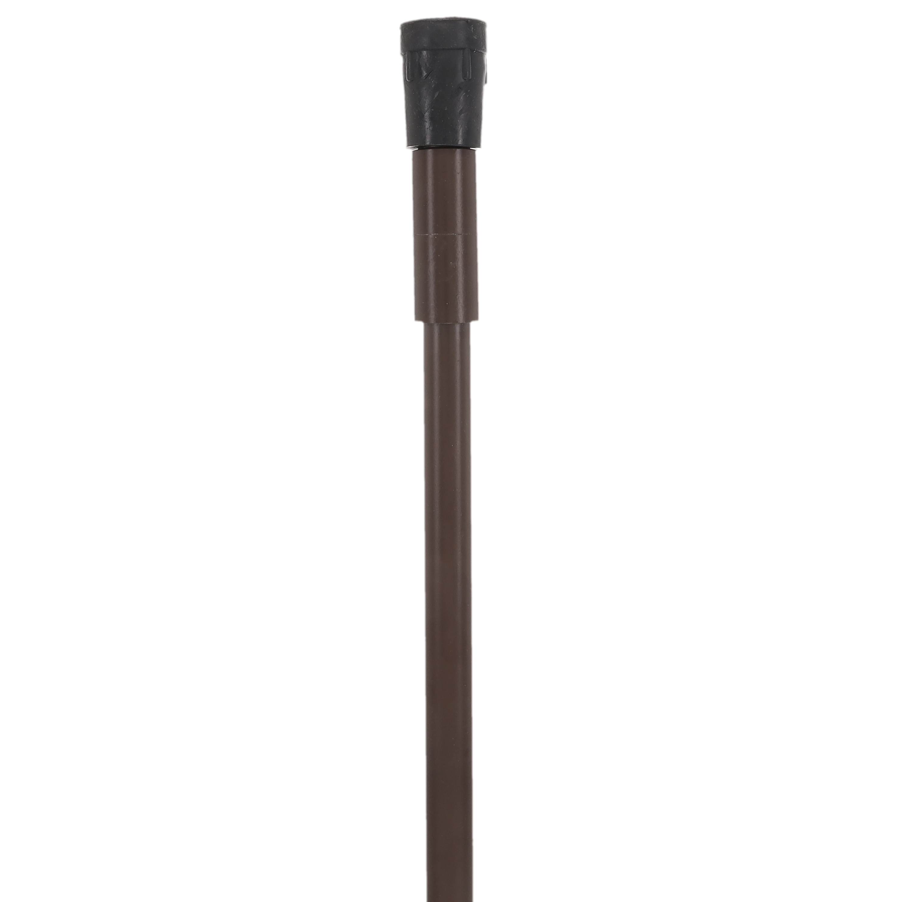 Genuine Leather Brown Cane Handle Chair  - Non-Adjustable