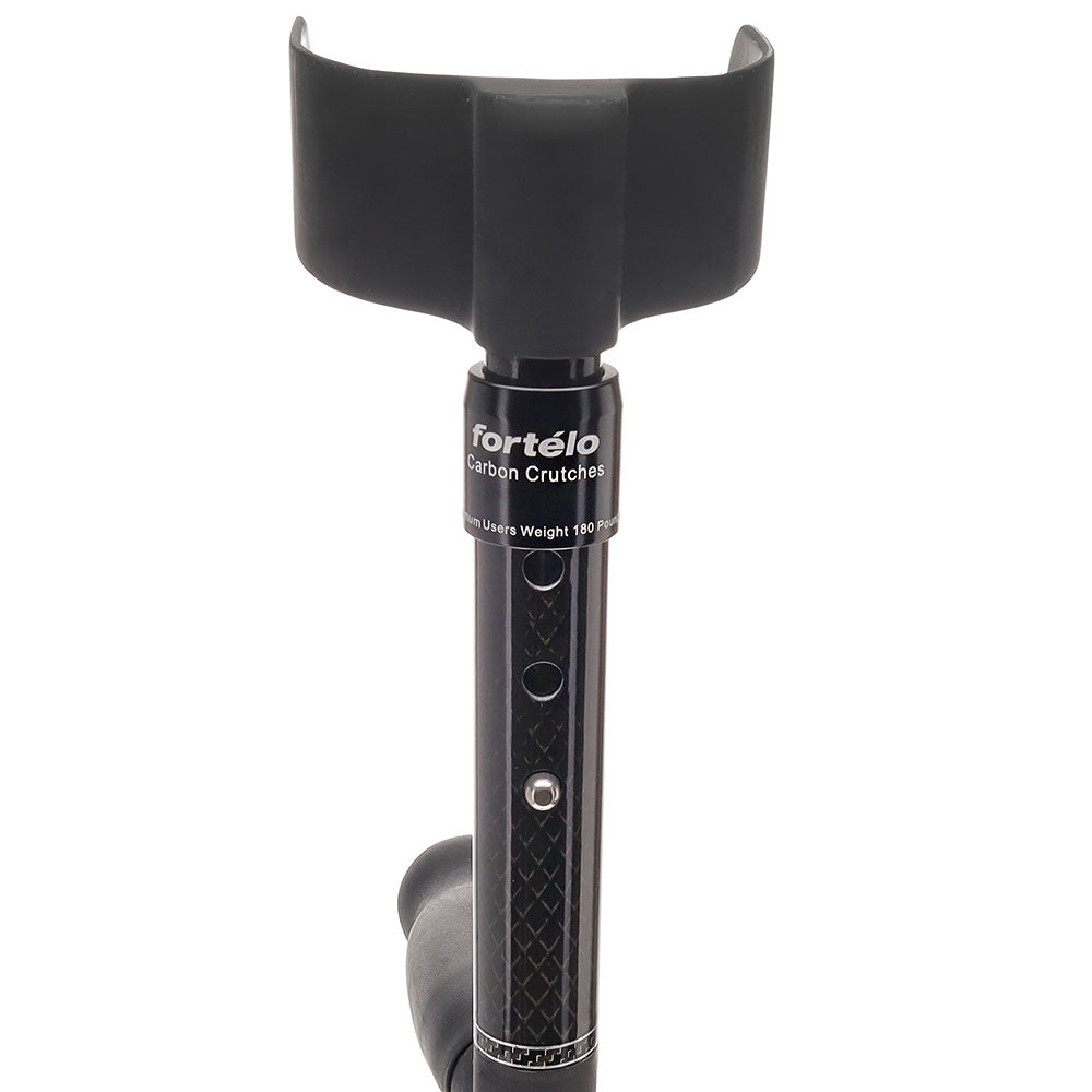All-Composite Adjustable Forearm Crutch - Carbon Fiber
