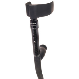 All Composite Black Adjustable Carbon Fiber Forearm Crutch
