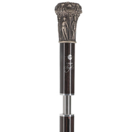 My-Lord Emperor sword-gadget Knob Walking Stick With Stamina Wood Shaft