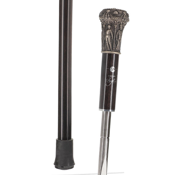 Luxury My-Lord Emperor Sword-Gadget Knob Walking Stick