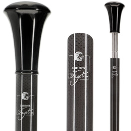 Black Handle with Carbon Fiber Shaft Sword Cane