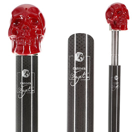 Red Skull Handle Sword Walking Stick with Carbon Fiber Shaft