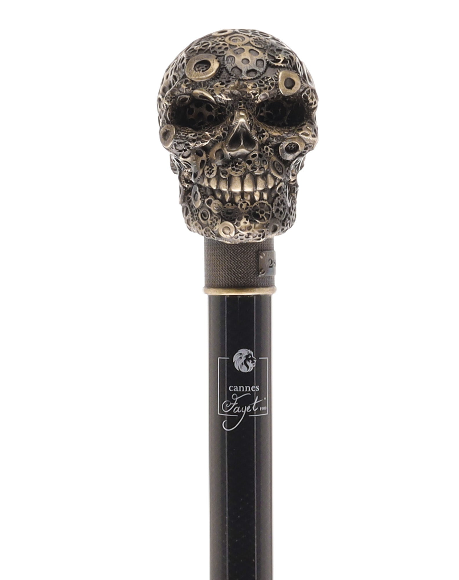 French Steampunk Gears & Skull Cane: Carbon Fiber by 2 Saints