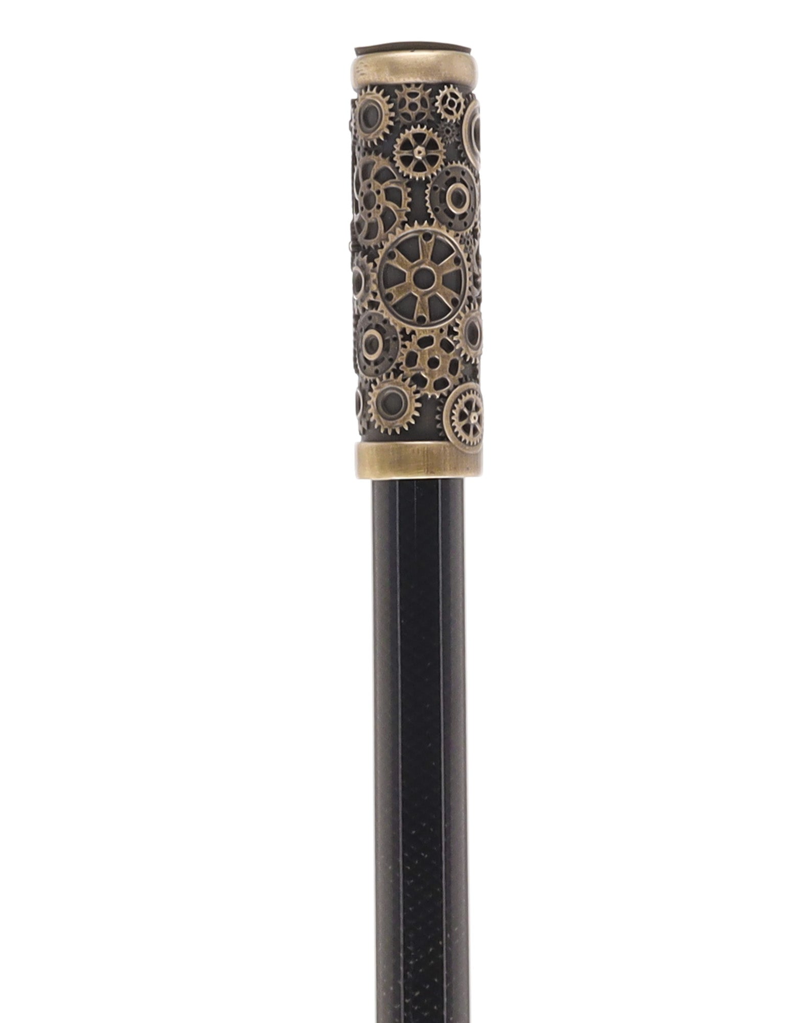 French Steampunk Gears & Skull Cane: Carbon Fiber by 2 Saints