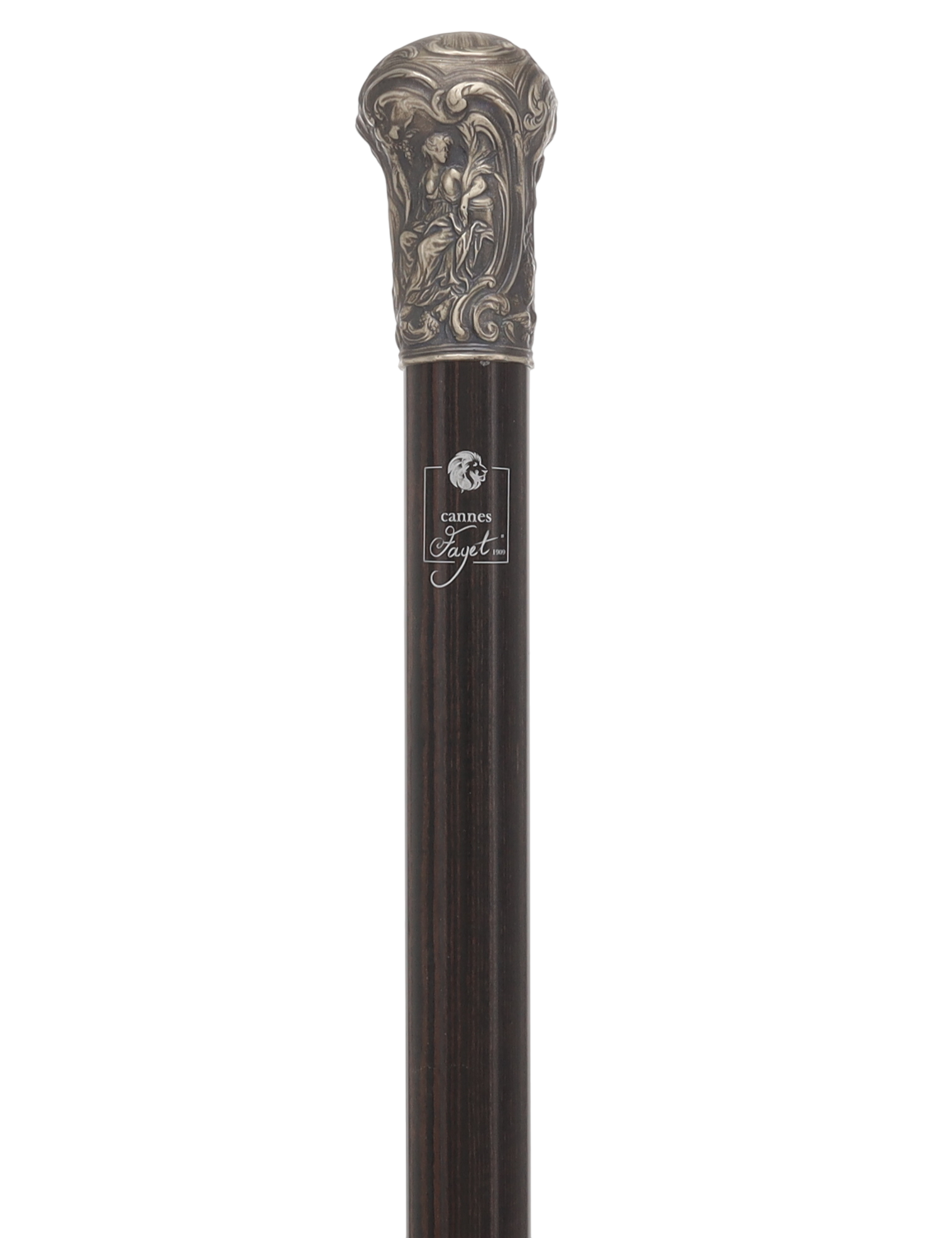Masterpiece in Hand: Museum Replica Silver Sculptured Knob Cane