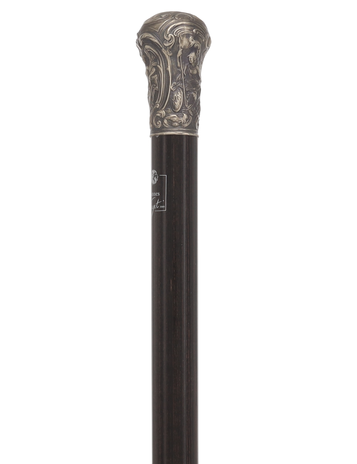 Masterpiece in Hand: Museum Replica Silver Sculptured Knob Cane