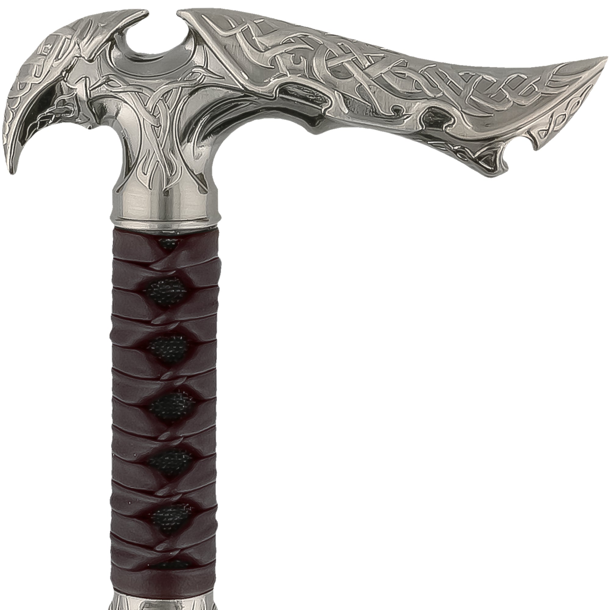 Medieval Sword Cane: Leather-Wrapped, Premium Steel Blade