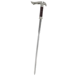 Medieval Sword Cane: Leather-Wrapped, Premium Steel Blade