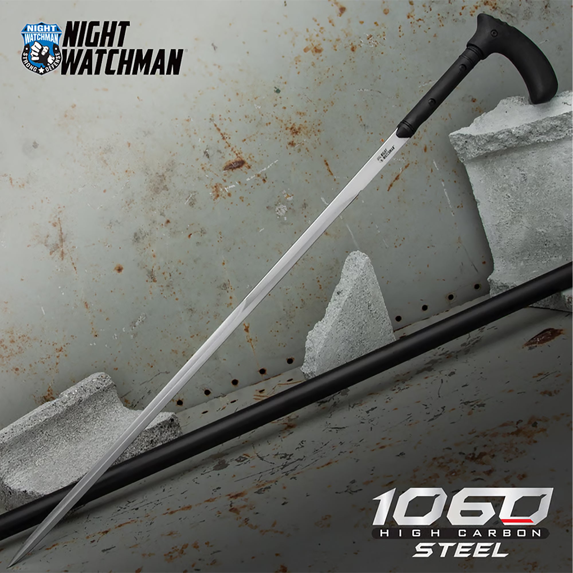Stealth Tactical Sword Cane: Superior Carbon Steel Blade