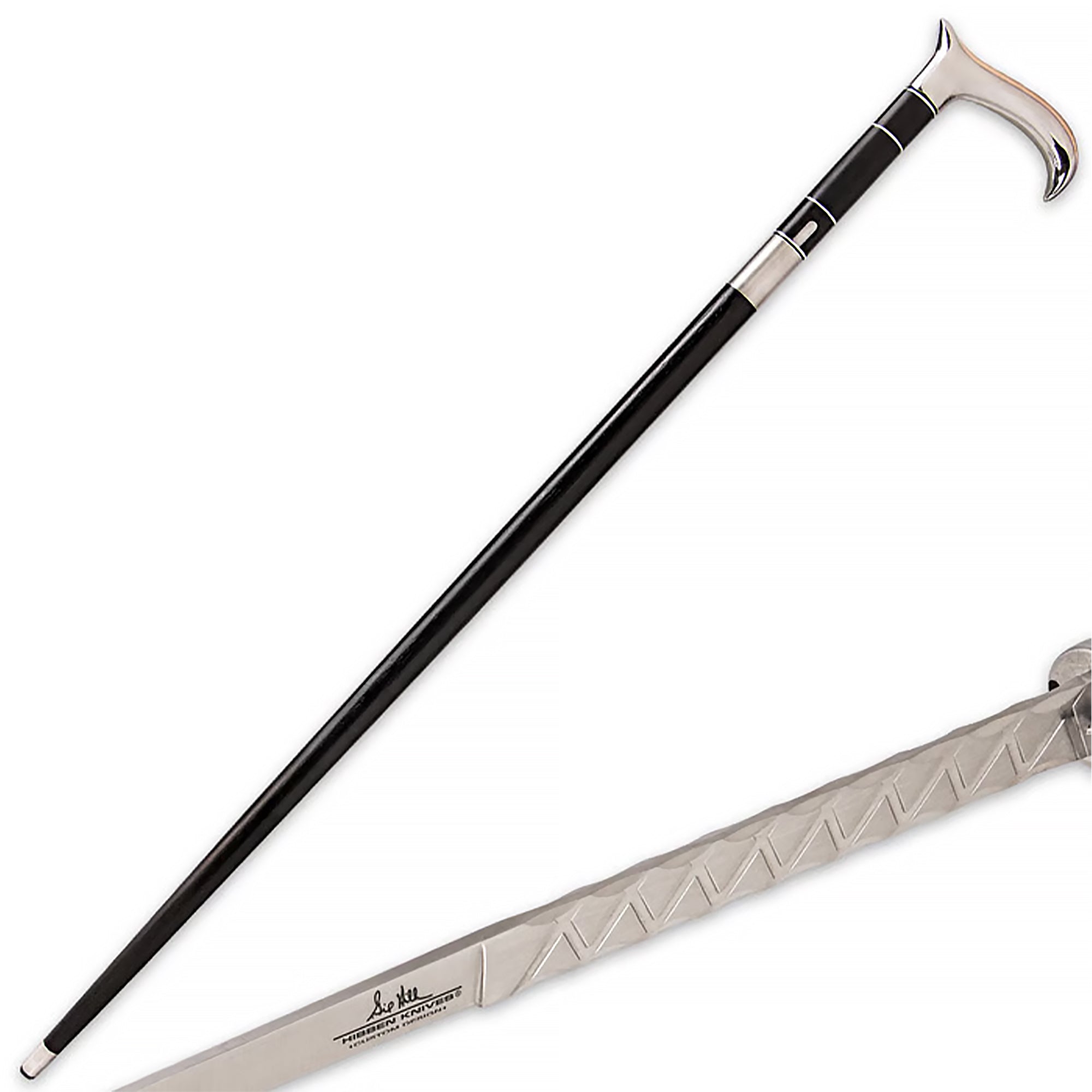Antique Style Fritz Handle Sword Cane: Custom File Blade Design