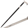 Antique Style Fritz Handle Sword Cane: Custom File Blade Design
