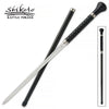 Shikoto Shinshi Sword Cane: High Carbon Steel, Leather-Wrapped Grip