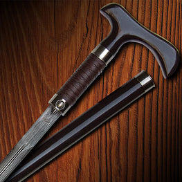 Night Watchman Hook Sword Cane: Stealth and Protection