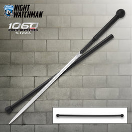 Night Watchman Sword Cane: Knob Grip & Sword for Protection