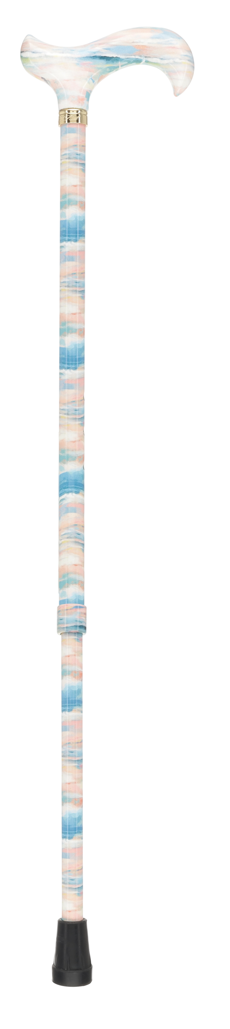 HD Pattern Designer Cane - Matching Handle & Shaft - Durable Adjustable Aluminum