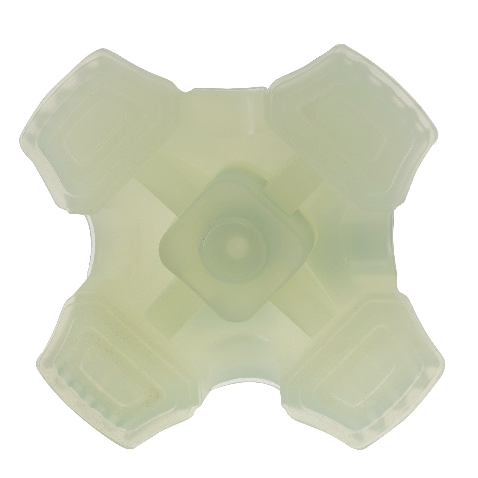 Style Stix 16mm Clear with Glow Self Standing Cane Base