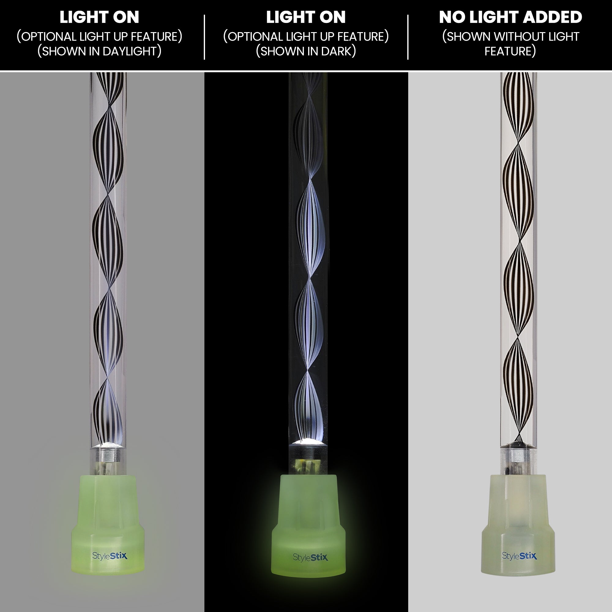 Flashlight x1 (only for StyleStix Canes)