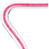 Pink Bubble Elegance Cane: Pink Streak w/ Floating Bubbles in Clear Shaft