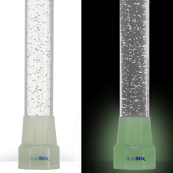 Clear Silver Luminance: Sparkle-Infused, Invisible Clear Shaft