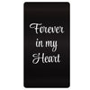 Custom Cane Engraving - Rectangle Black Anodized Aluminum - Christmas Special