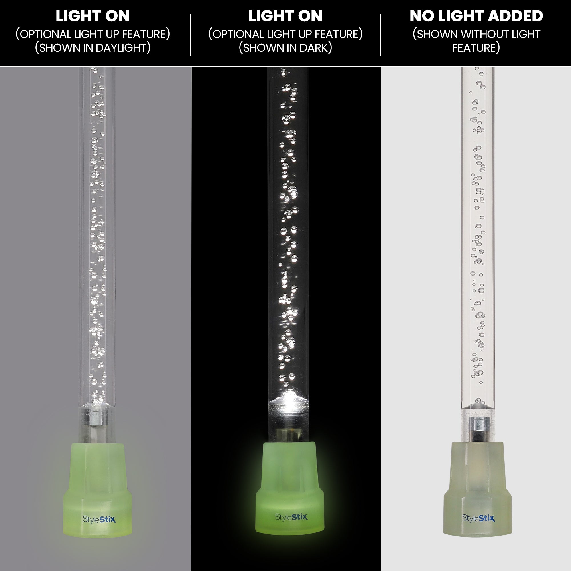 Flashlight x1 (only for StyleStix Canes)