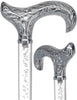 Crystal Elegance Derby Cane with Invisible Acrylic Shaft Options