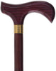 Limited Single Item Listing: Purple Derby cane w/ Gold collar