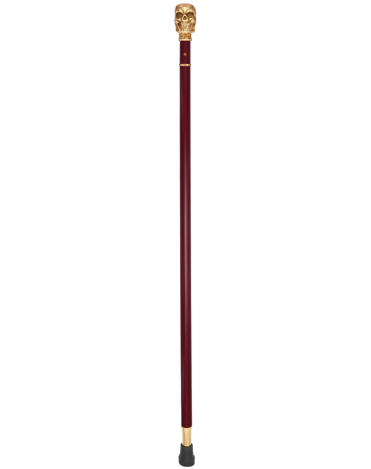 Custom RC Swords Brass Skull Handle Sword Cane – Mahogany Metal Shaft, 29" Blade