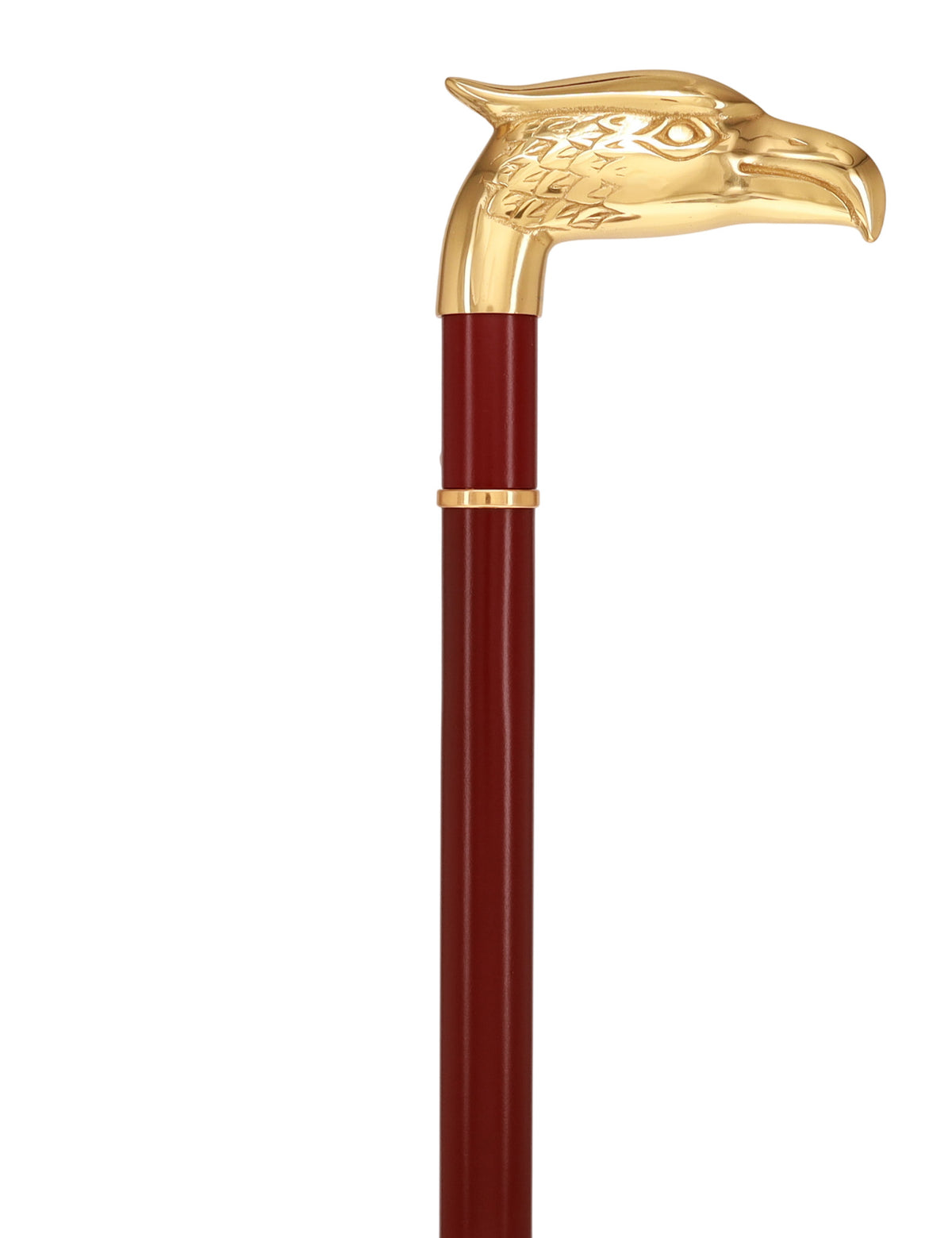 Custom RC Swords Brass Eagle Handle Sword Cane – Mahogany Metal Shaft, 29" Blade