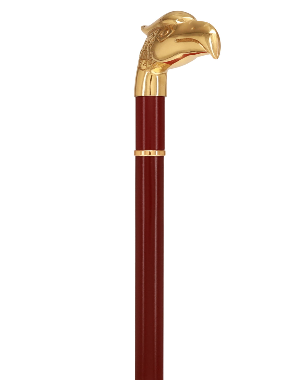 Custom RC Swords Brass Eagle Handle Sword Cane – Mahogany Metal Shaft, 29" Blade