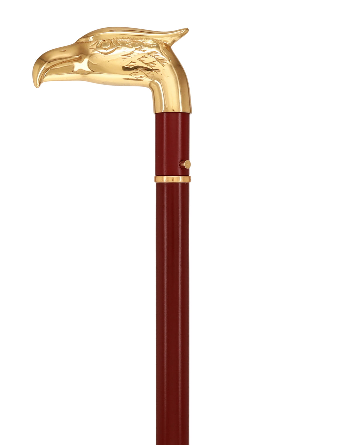 Custom RC Swords Brass Eagle Handle Sword Cane – Mahogany Metal Shaft, 29" Blade