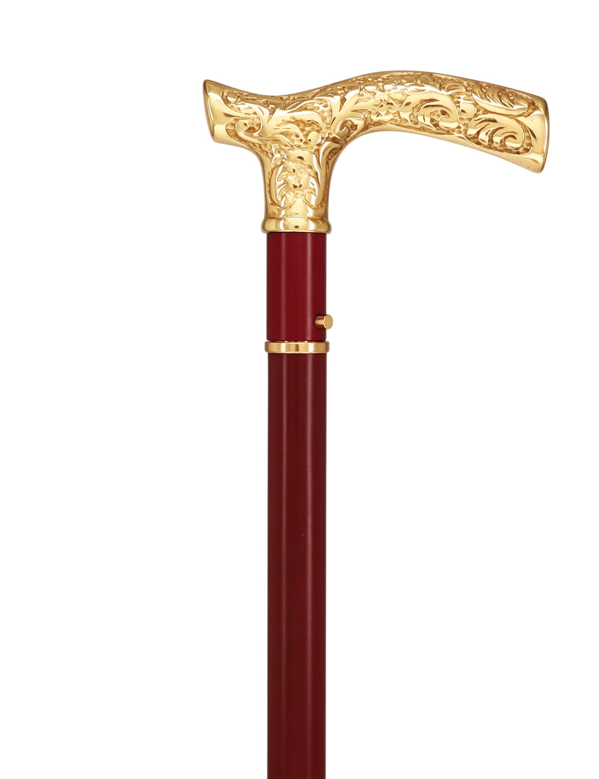 Custom RC Swords Brass Fritz Handle Sword Cane – Mahogany Metal Shaft, 29" Blade