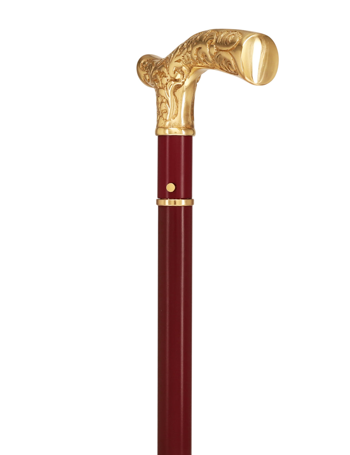 Custom RC Swords Brass Fritz Handle Sword Cane – Mahogany Metal Shaft, 29" Blade