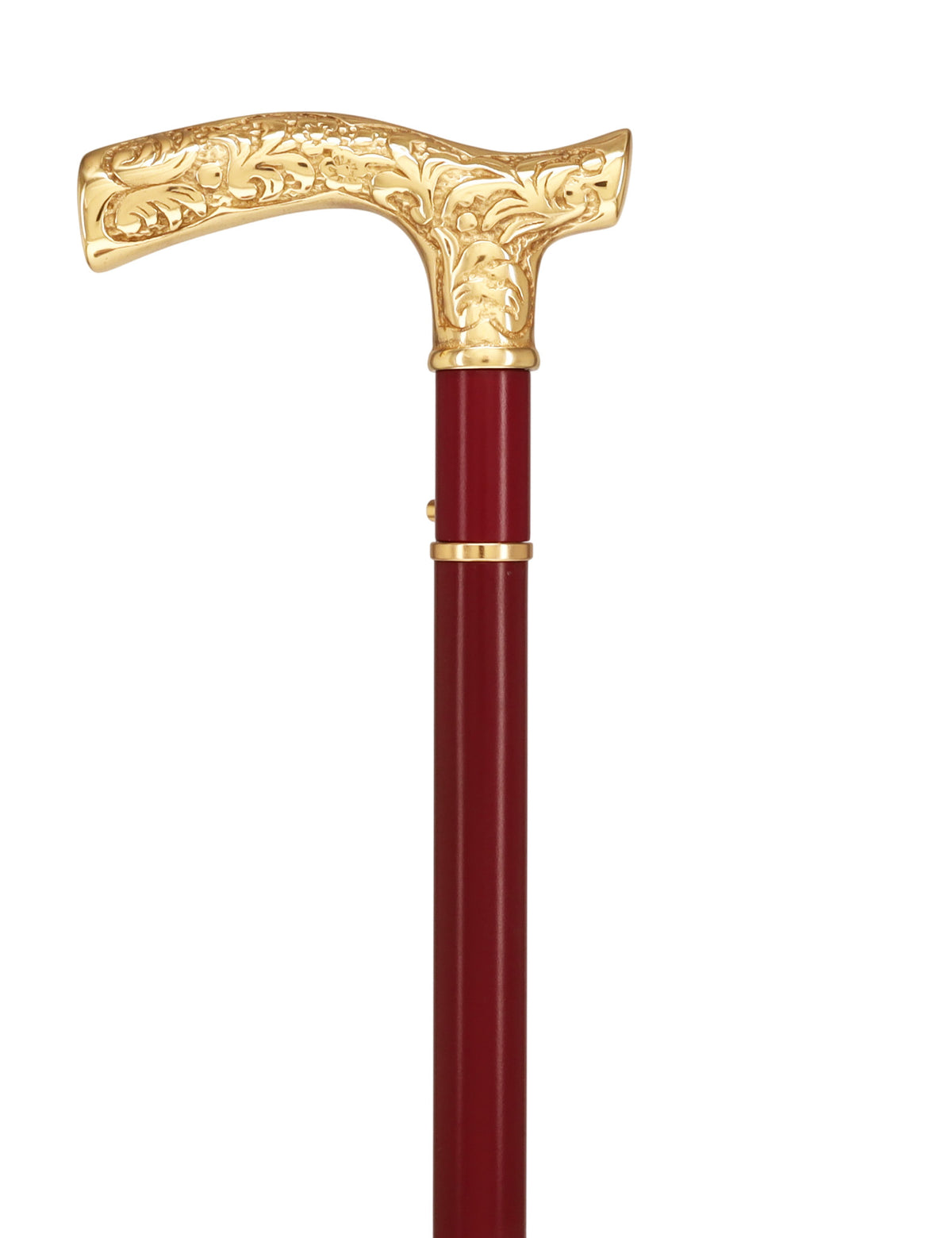 Custom RC Swords Brass Fritz Handle Sword Cane – Mahogany Metal Shaft, 29" Blade