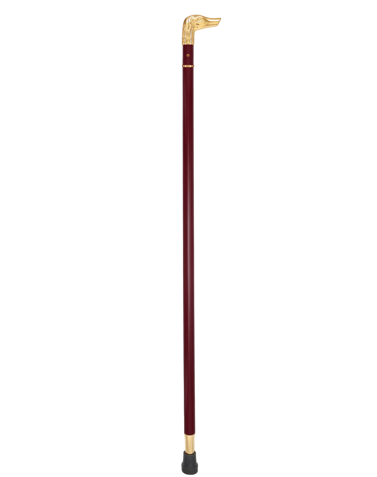 Custom RC Swords Brass Dog Handle Sword Cane – Mahogany Metal Shaft, 29" Blade