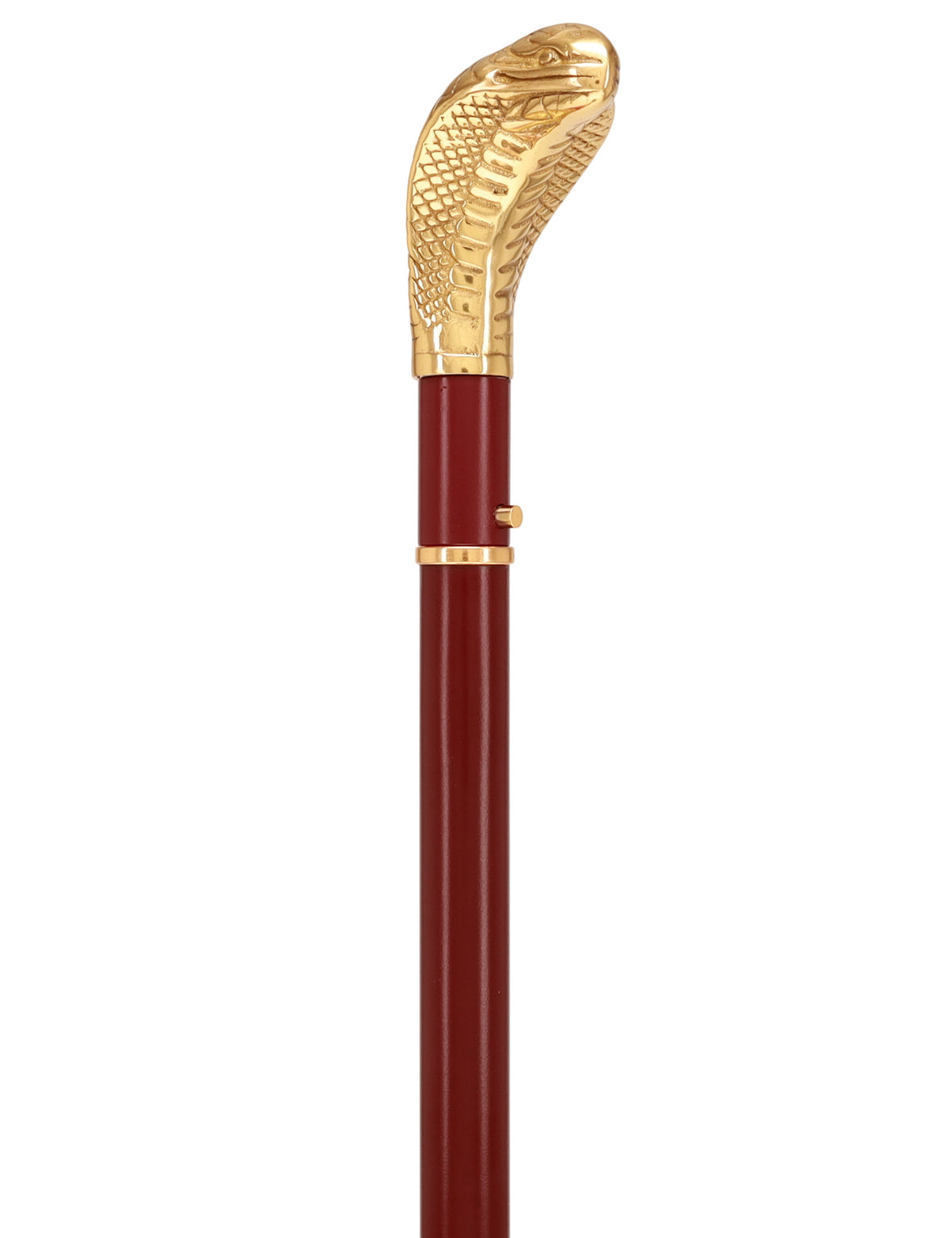 Custom RC Swords Brass Snake Handle Sword Cane – Mahogany Metal Shaft, 29" Blade