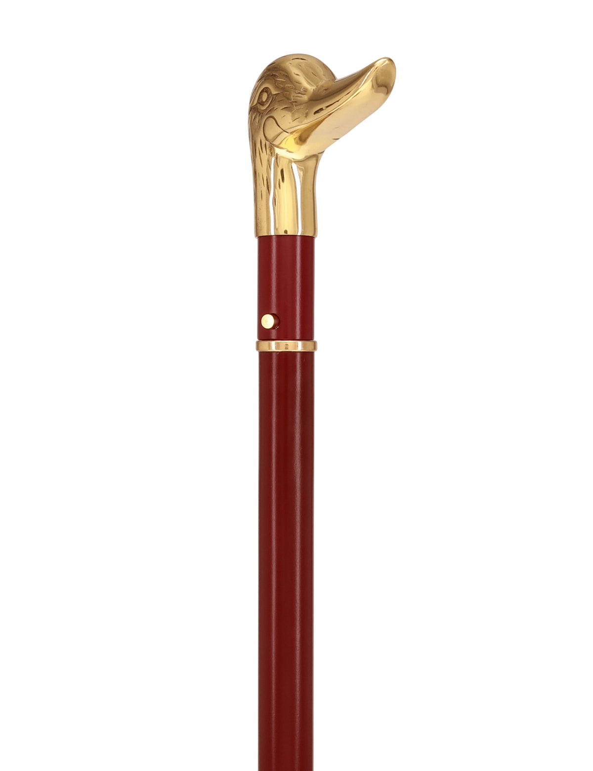 Custom RC Swords Brass Duck Handle Sword Cane – Mahogany Metal Shaft, 29" Blade