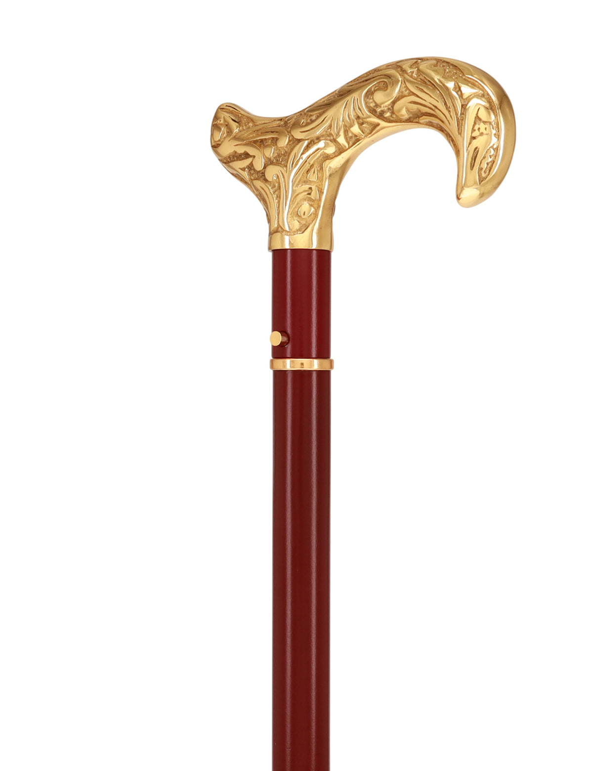 Custom RC Swords Brass Derby Handle Sword Cane – Mahogany Metal Shaft, 29" Blade