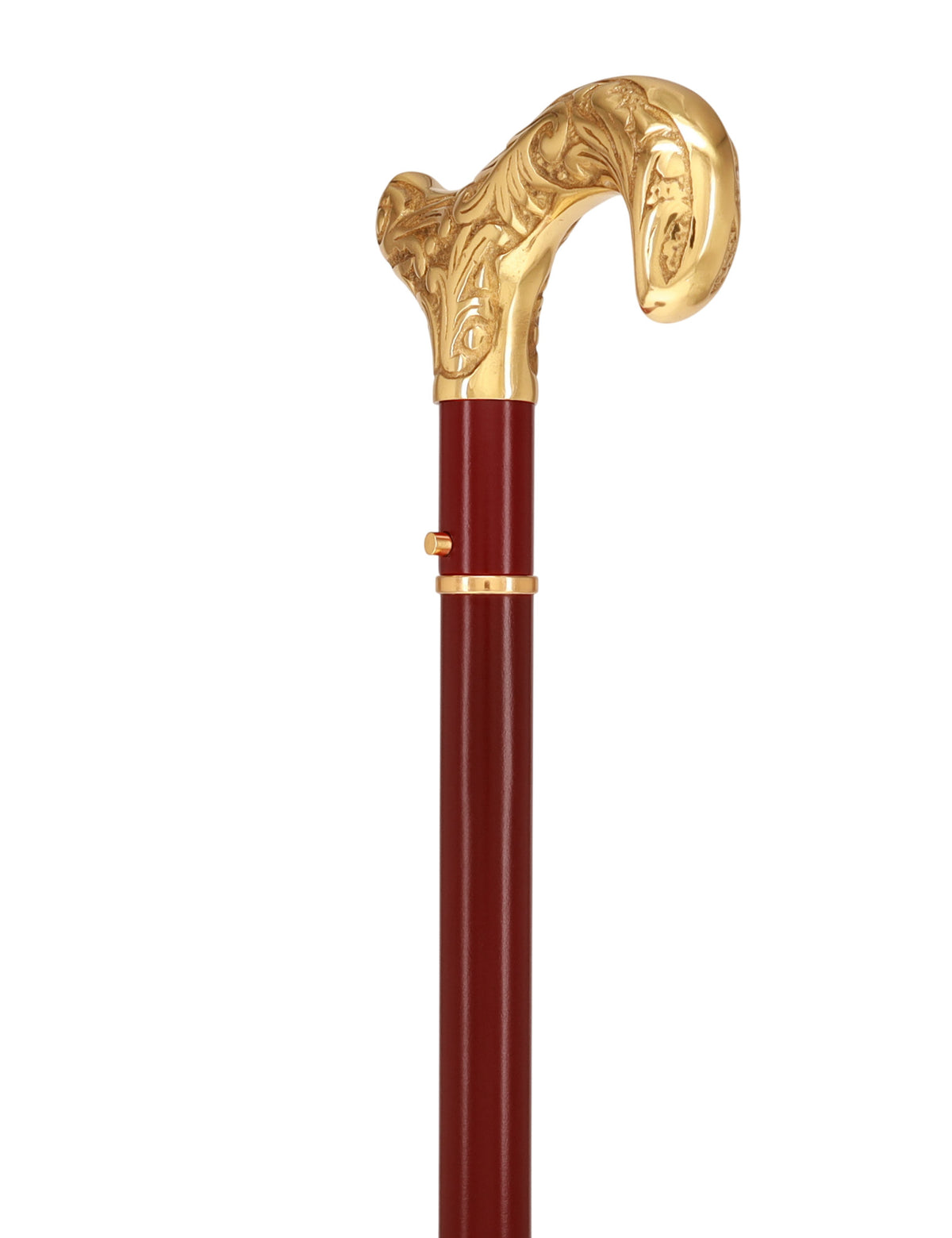 Custom RC Swords Brass Derby Handle Sword Cane – Mahogany Metal Shaft, 29" Blade