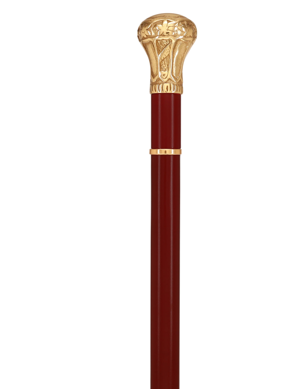 Custom RC Swords Brass Knob Handle Sword Cane – Mahogany Metal Shaft, 29" Blade