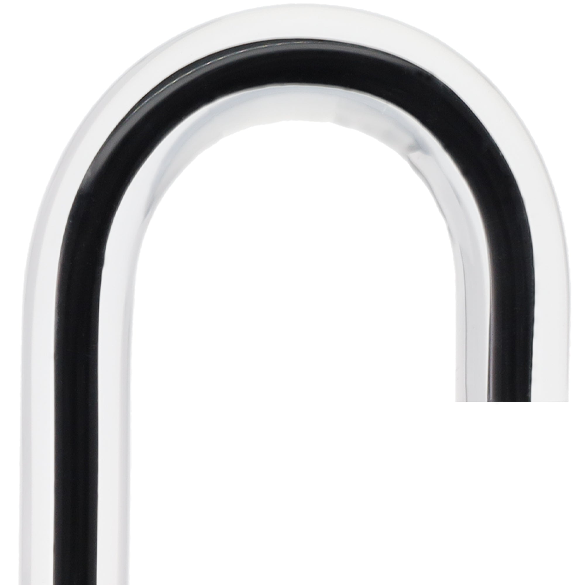 Dr. House Inspired Flame Cane "The Phoenix" - Clear Acrylic, Black Stripe