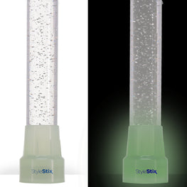 Clear Silver Luminance: Sparkle-Infused, Invisible Clear Shaft