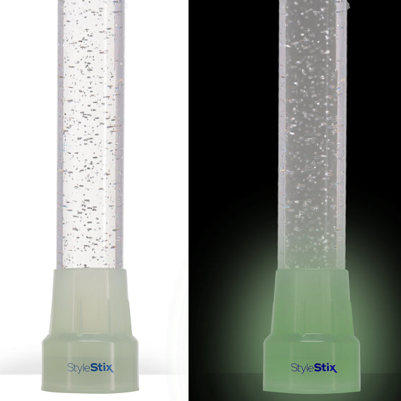 Clear Silver Luminance: Sparkle-Infused, Invisible Clear Shaft