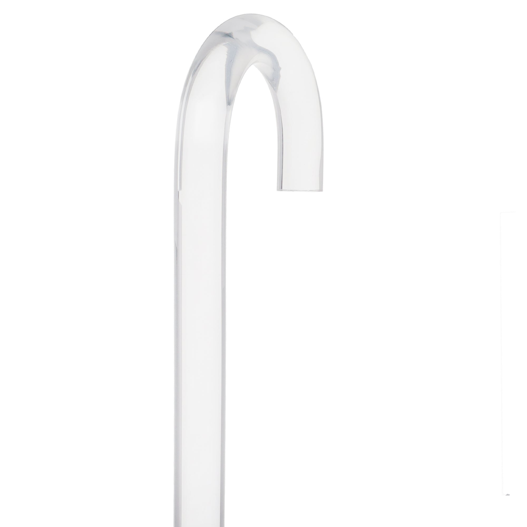 "Crystal Clarity" Cane: Invisible & Translucent Shaft
