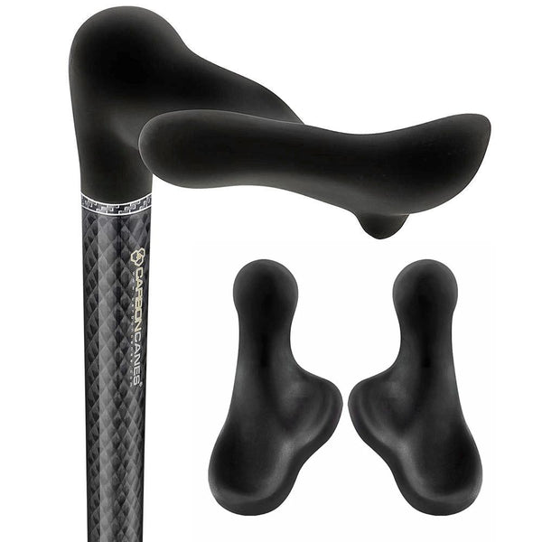 Lightweight & Adjustable: High-Tech Carbon Fiber Palm Grip Cane