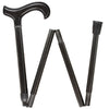 Carbon Canes Folding Carbon Fiber Derby Walking Cane with Adjustable Carbon Fiber Shaft and Collar