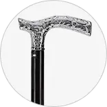 Nickel & Chrome Plated Canes